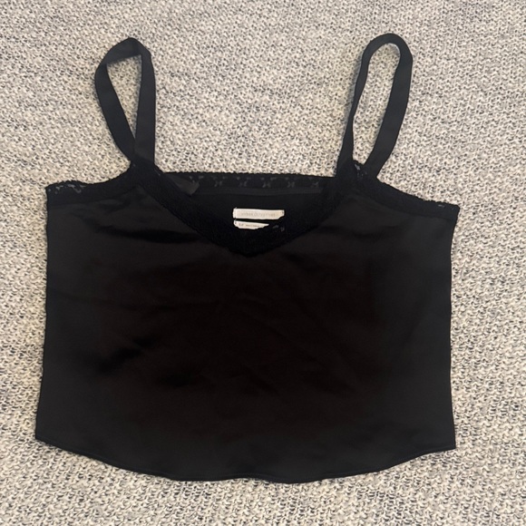 Urban Outfitters Tops - Urban Outfitters Black Lace Trim Cami Tank Top, Size S/P